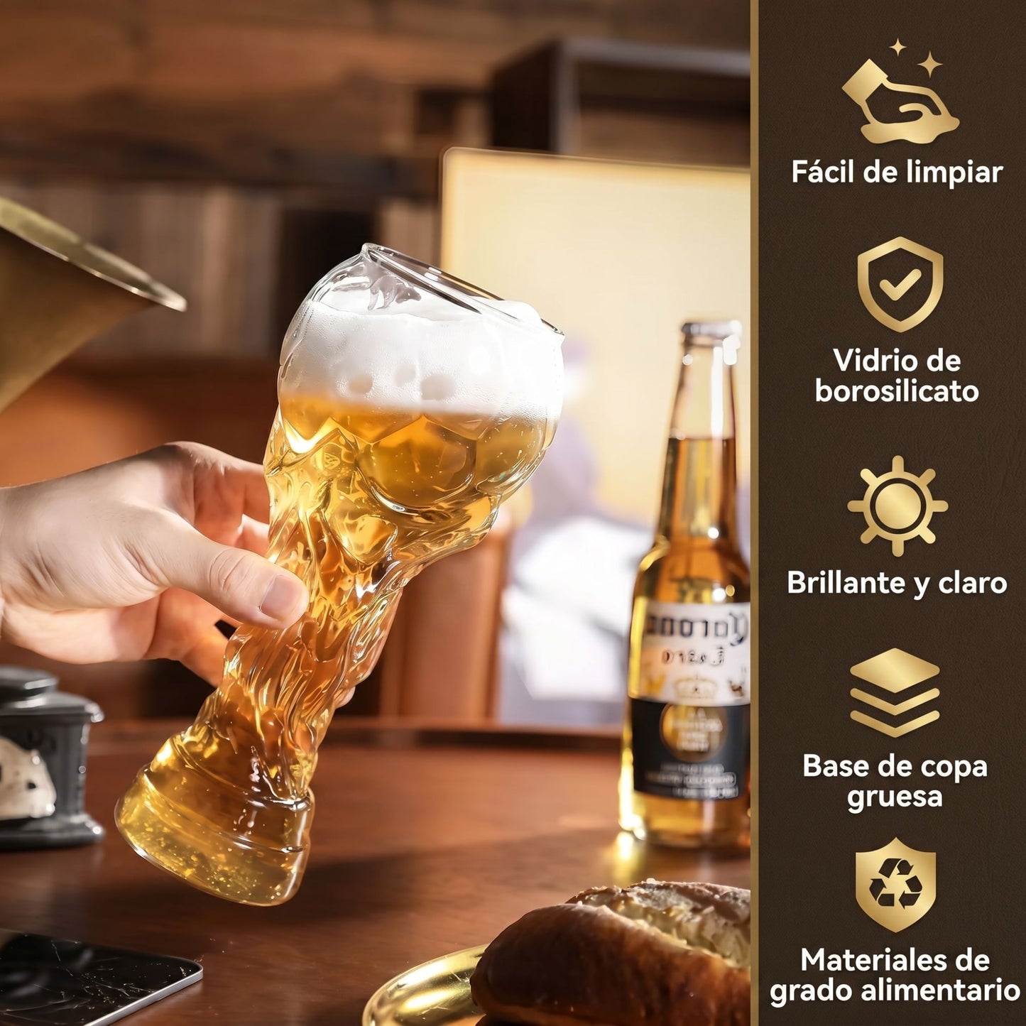 Vaso de Cristal de la Copa del Mundo